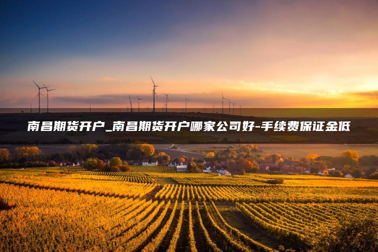 南昌期货开户_南昌期货开户哪家公司好-手续费保证金低 南昌期货开户_南昌期货开户哪家公司好-手续费保证金低