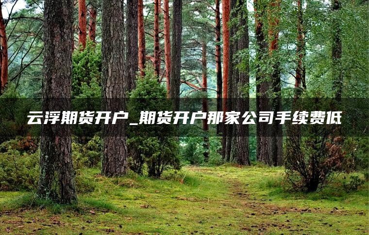 云浮期货开户_期货开户那家公司手续费低 云浮期货开户_期货开户那家公司手续费低