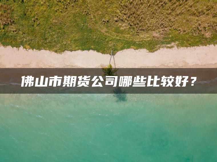 佛山市期货公司哪些比较好? 佛山市期货公司哪些比较好?