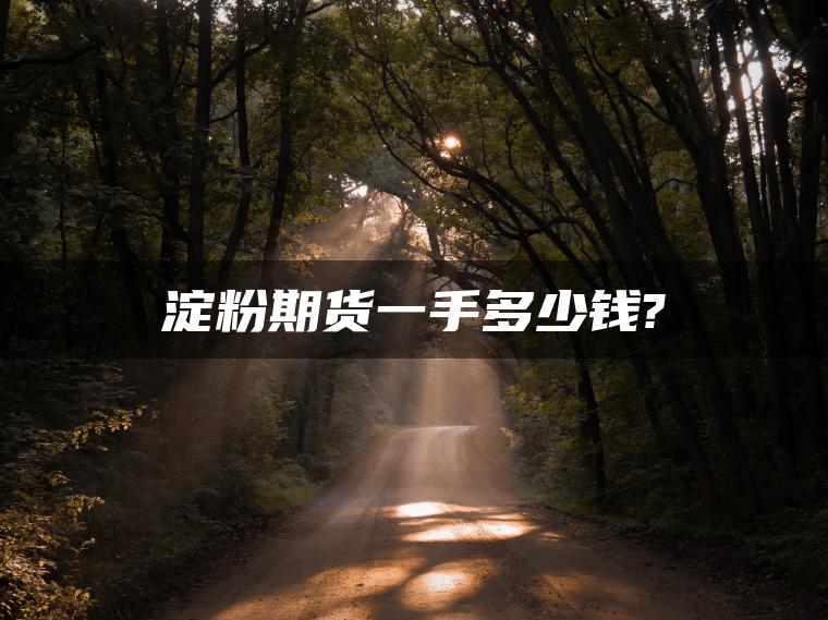 淀粉期货一手多少钱?
