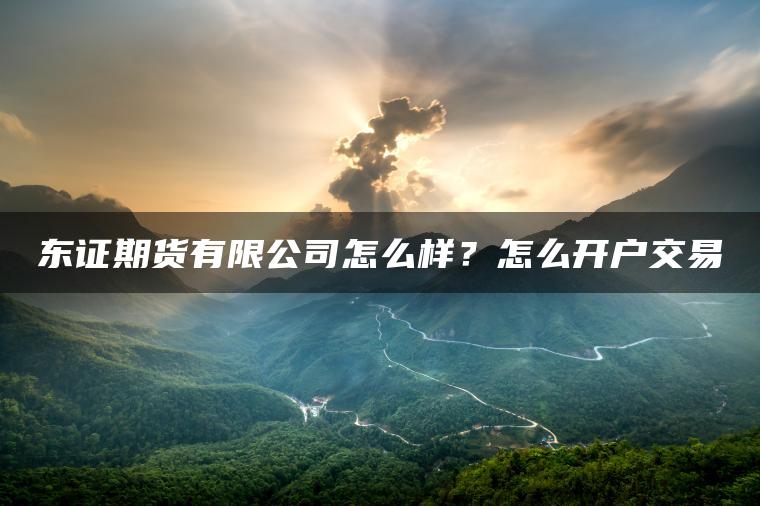 东证期货有限公司怎么样？怎么开户交易