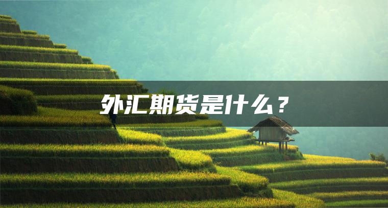 外汇期货是什么？