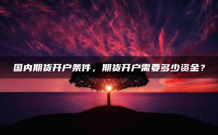 国内期货开户条件,期货开户需要多少资金? 国内期货开户条件,期货开户需要多少资金?