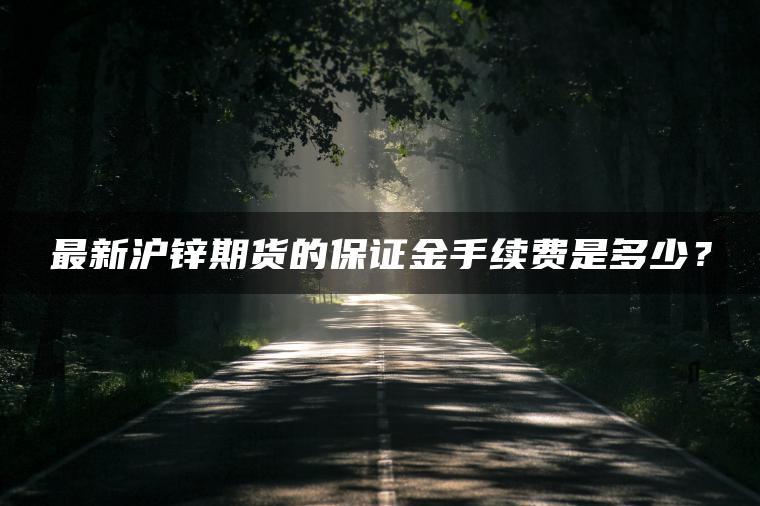 最新沪锌期货的保证金手续费是多少？