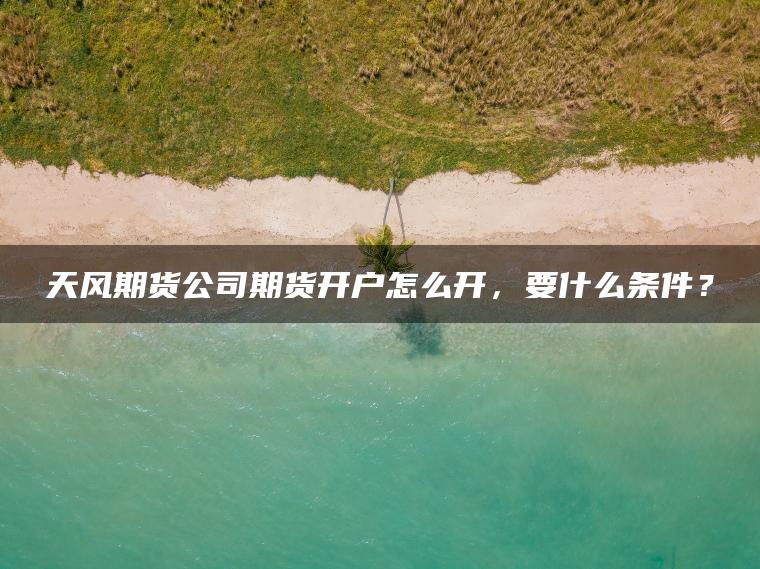 天风期货公司期货开户怎么开，要什么条件？