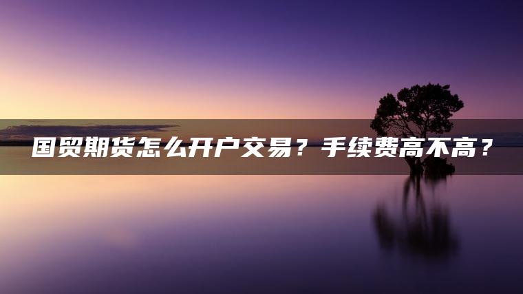 国贸期货怎么开户交易?手续费高不高? 国贸期货怎么开户交易?手续费高不高?