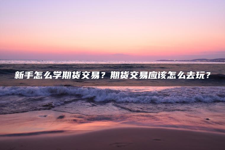 新手怎么学期货交易?期货交易应该怎么去玩? 新手怎么学期货交易?期货交易应该怎么去玩?