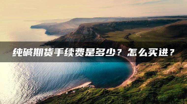 纯碱期货手续费是多少？怎么买进？