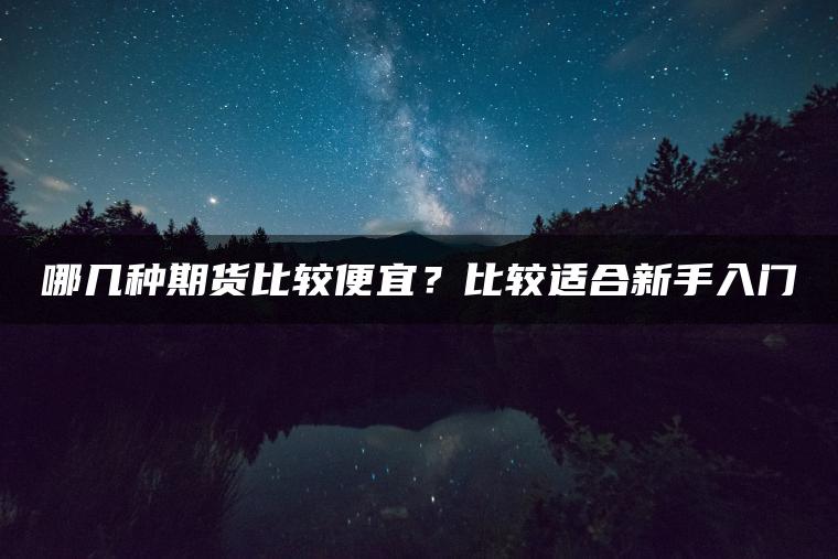 哪几种期货比较便宜？比较适合新手入门