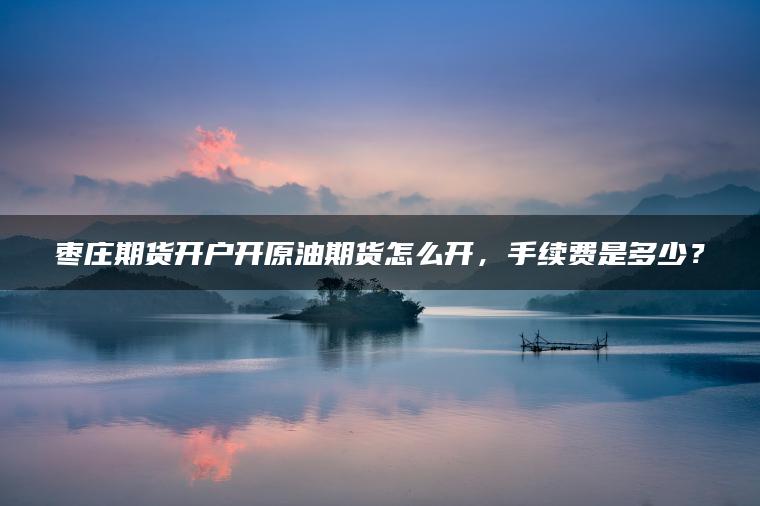 枣庄期货开户开原油期货怎么开,手续费是多少? 枣庄期货开户开原油期货怎么开,手续费是多少?