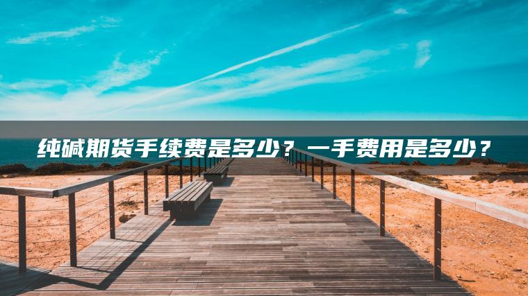 纯碱期货手续费是多少？一手费用是多少？