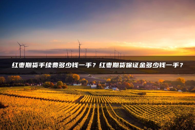 红枣期货手续费多少钱一手？红枣期货保证金多少钱一手？
