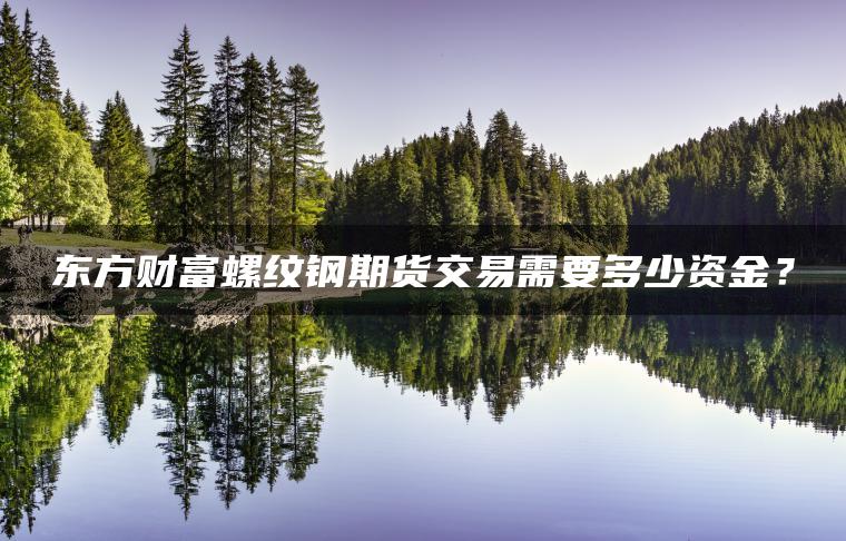 东方财富螺纹钢期货交易需要多少资金? 东方财富螺纹钢期货交易需要多少资金?