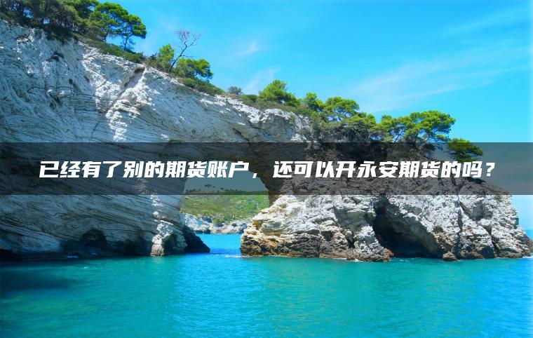 已经有了别的期货账户，还可以开永安期货的吗？