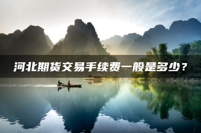 河北期货交易手续费一般是多少？