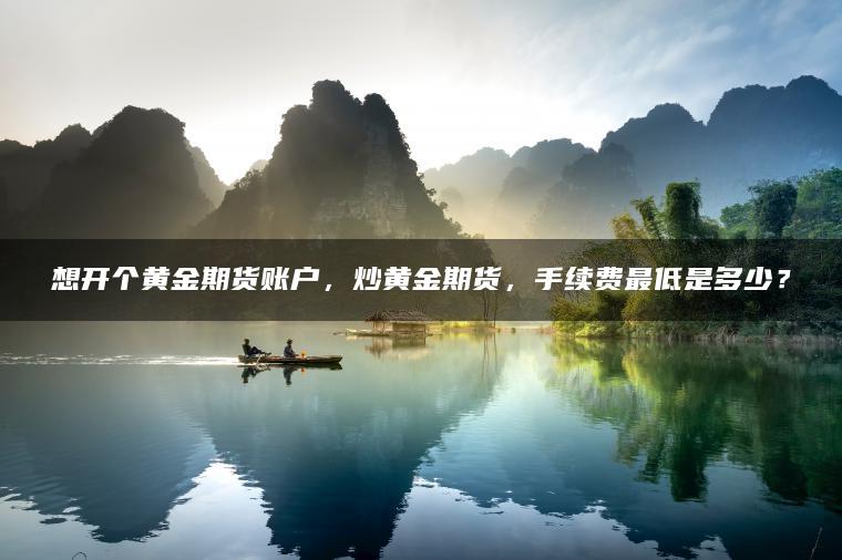 想开个黄金期货账户，炒黄金期货，手续费最低是多少？