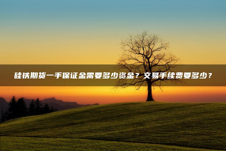 硅铁期货一手保证金需要多少资金？交易手续费要多少？