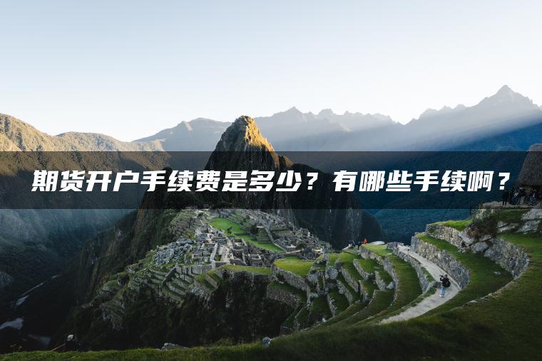 期货开户手续费是多少？有哪些手续啊？
