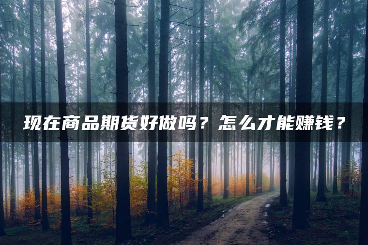 现在商品期货好做吗?怎么才能赚钱? 现在商品期货好做吗?怎么才能赚钱?