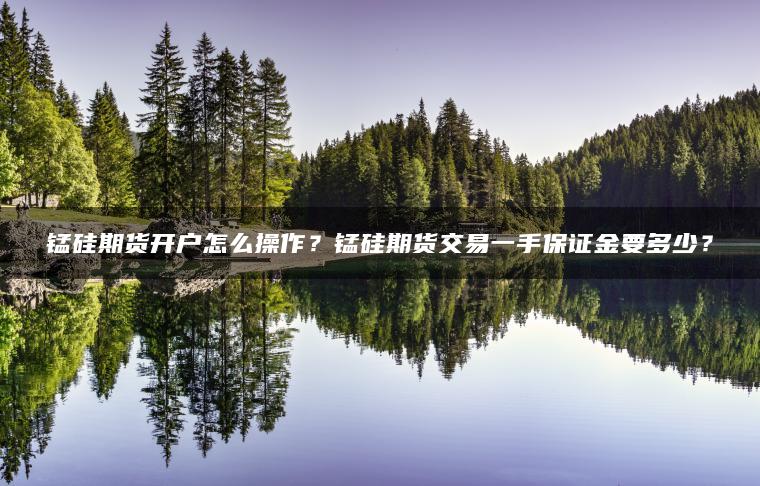 锰硅期货开户怎么操作?锰硅期货交易一手保证金要多少? 锰硅期货开户怎么操作?锰硅期货交易一手保证金要多少?