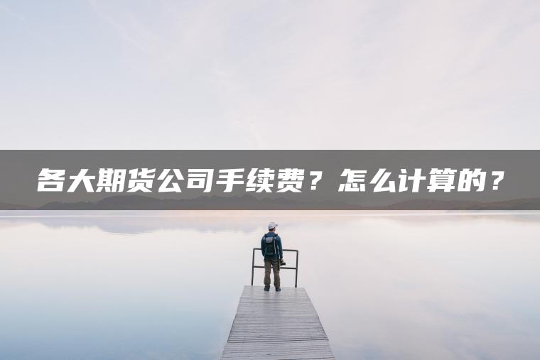 各大期货公司手续费？怎么计算的？