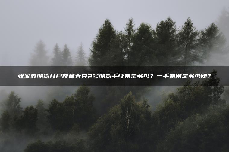 张家界期货开户做黄大豆2号期货手续费是多少?一手费用是多少钱? 张家界期货开户做黄大豆2号期货手续费是多少?一手费用是多少钱?