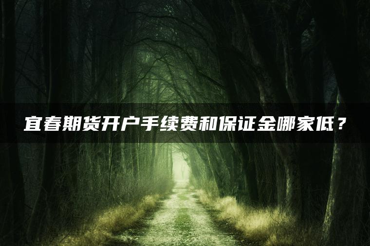 宜春期货开户手续费和保证金哪家低? 宜春期货开户手续费和保证金哪家低?
