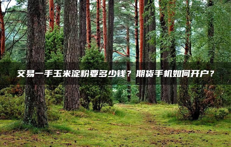 交易一手玉米淀粉要多少钱？期货手机如何开户？