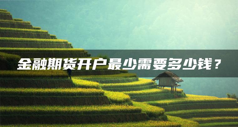 金融期货开户最少需要多少钱? 金融期货开户最少需要多少钱?