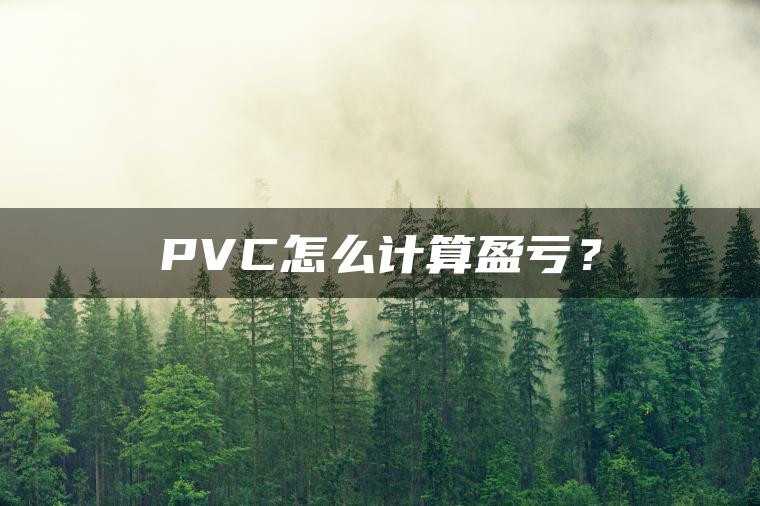 PVC怎么计算盈亏? PVC怎么计算盈亏?