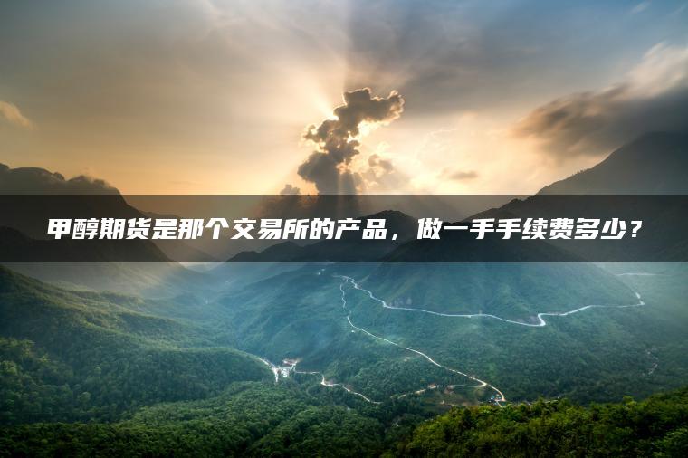 甲醇期货是那个交易所的产品,做一手手续费多少? 甲醇期货是那个交易所的产品,做一手手续费多少?