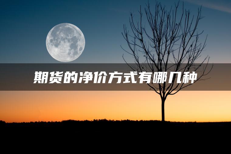 期货的净价方式有哪几种 期货的净价方式有哪几种