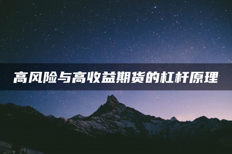 高风险与高收益期货的杠杆原理