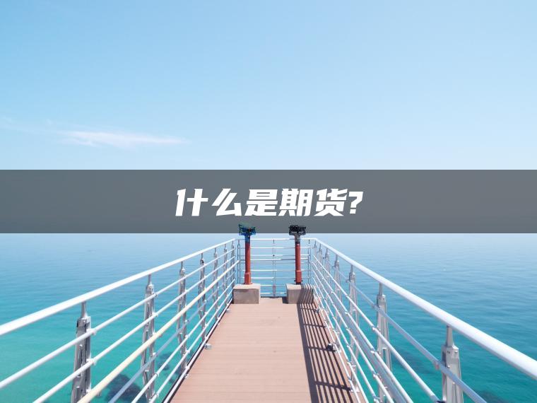 什么是期货? 什么是期货?