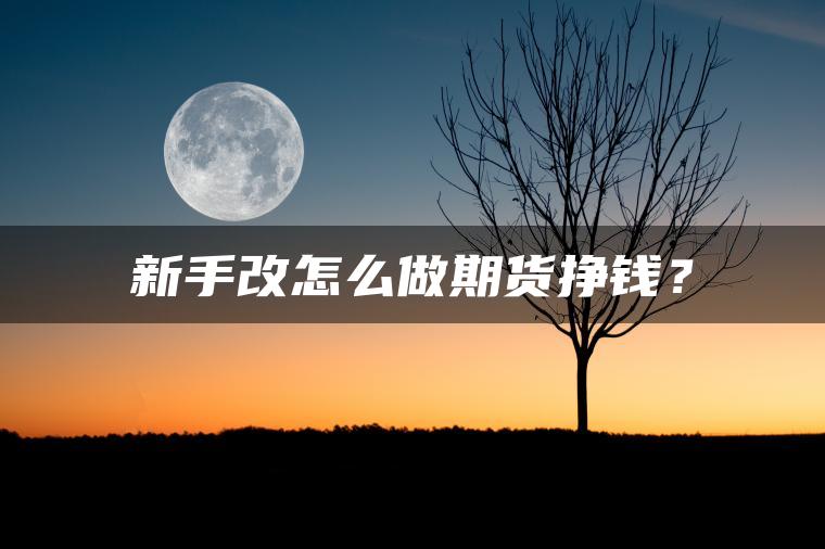 新手改怎么做期货挣钱？