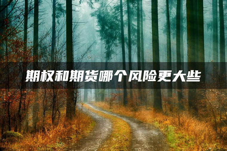 期权和期货哪个风险更大些