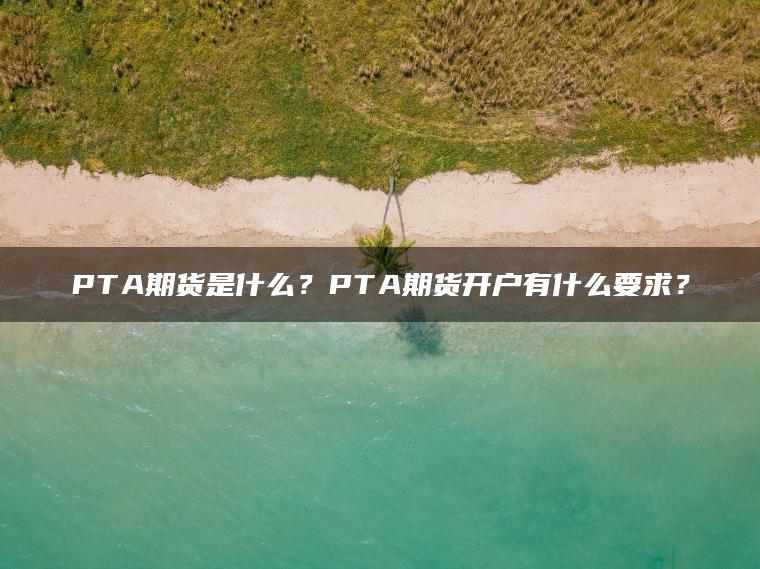 PTA期货是什么？PTA期货开户有什么要求？