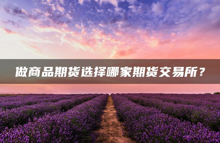 做商品期货选择哪家期货交易所？