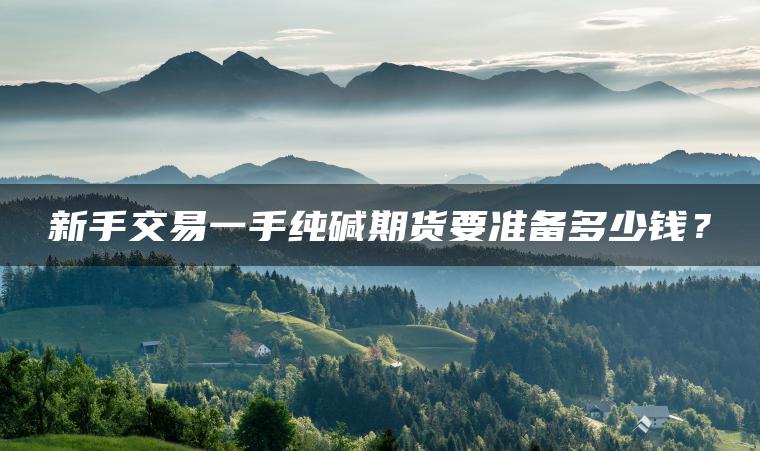 新手交易一手纯碱期货要准备多少钱？