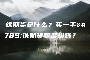 硅铁期货是什么？买一手硅铁期货要多少钱？