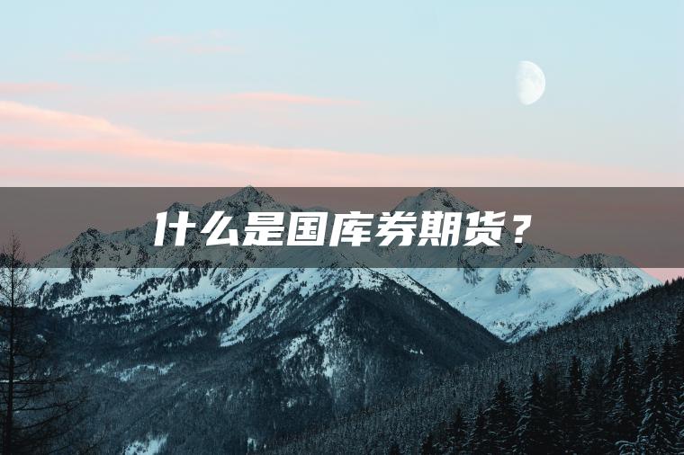 什么是国库券期货? 什么是国库券期货?