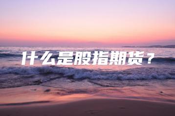 什么是股指期货？