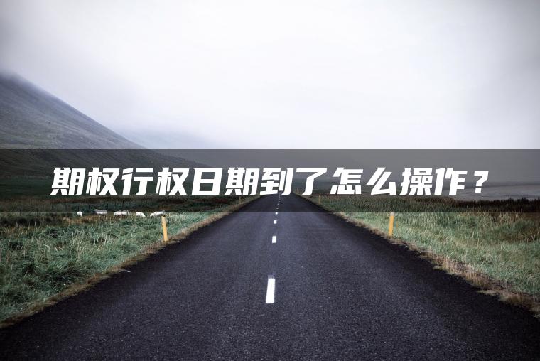 期权行权日期到了怎么操作？