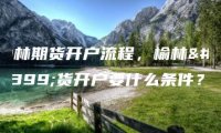 榆林期货开户流程，榆林期货开户要什么条件？